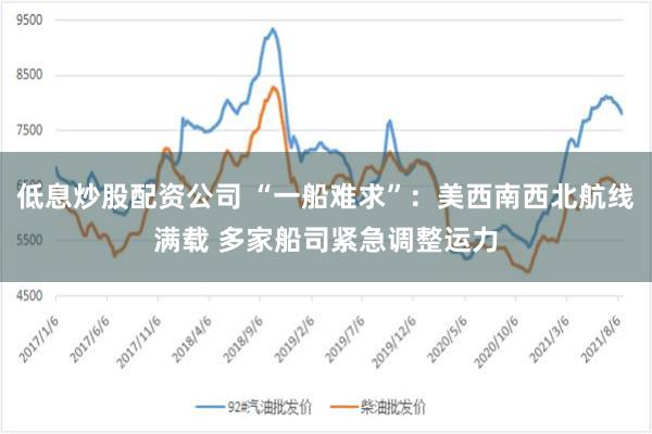 低息炒股配资公司 “一船难求”：美西南西北航线满载 多家船司紧急调整运力